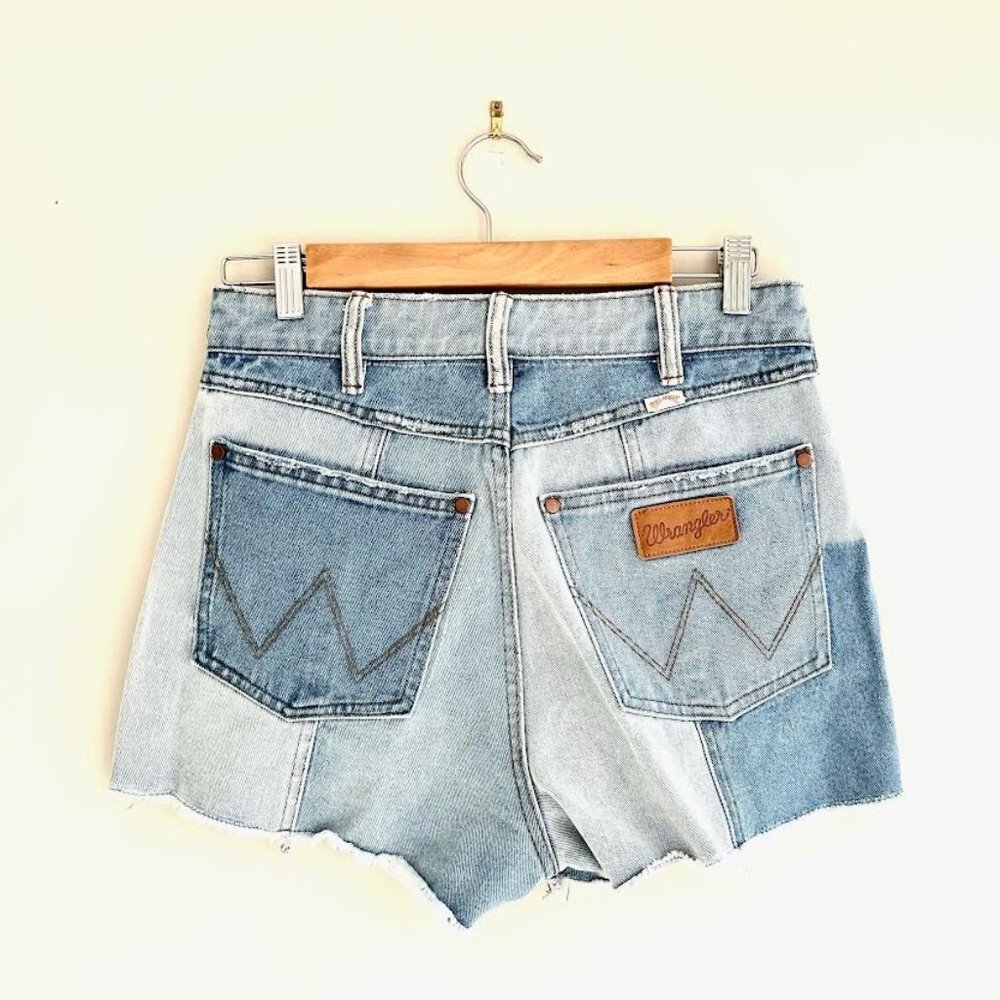 Wrangler Billabong Sun Up Short Denim High Waist Coastal Cowgirl